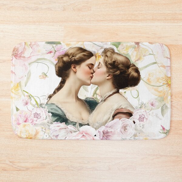 Item preview, Sapphic Garden - Sapphic Victorian Lesbian Floral Crop Top | Lesbian Cottagecore, Vintage Femme Sorbet Aesthetic, Cute Queer Gift for LGBT Couples designed and sold by FairRage.