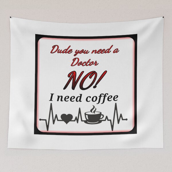Item preview, I need coffee – It’s Always the Right Time! designed and sold by EfraimFunArt.