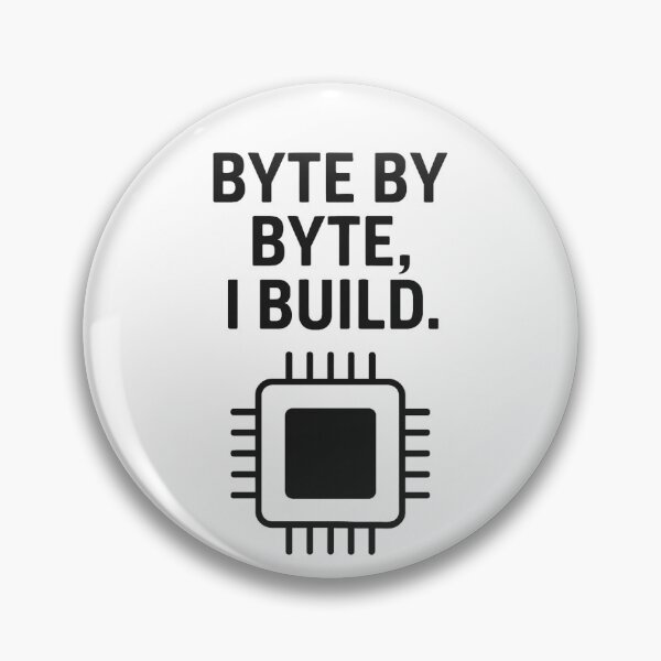 Item preview, BYTE BY BYTE, I BUILD designed and sold by TheWonkyEaselCo.