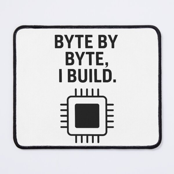 Item preview, BYTE BY BYTE, I BUILD designed and sold by TheWonkyEaselCo.