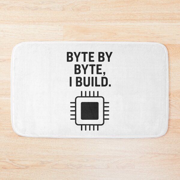 Item preview, BYTE BY BYTE, I BUILD designed and sold by TheWonkyEaselCo.