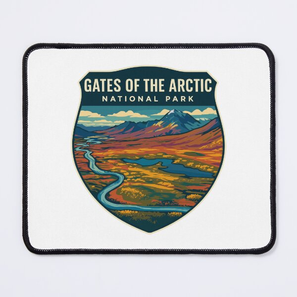 Item preview, Gates of the Arctic National Park Retro Wilderness Sticker designed and sold by Ismeal Von.