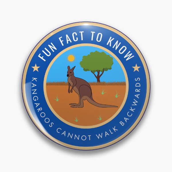 Item preview, Fun fact to know Kangaroos cannot walk backwards designed and sold by fev-rocks.