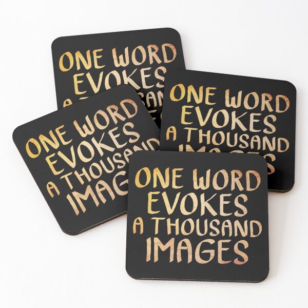 Item preview, One Word a Evokes a Thousand Images, Writing Quote designed and sold by ACC .