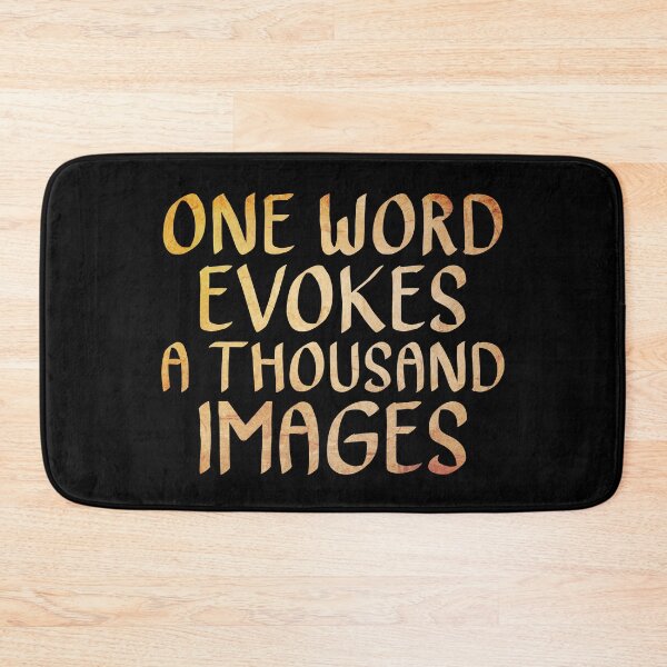 Item preview, One Word a Evokes a Thousand Images, Writing Quote designed and sold by ACC .