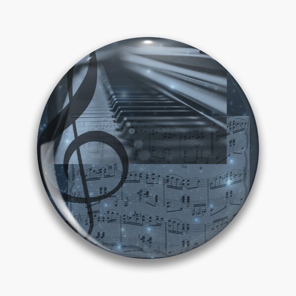 Item preview, A Treble Clef Piano & Music Manuscript designed and sold by BrightrDayMusicArt.