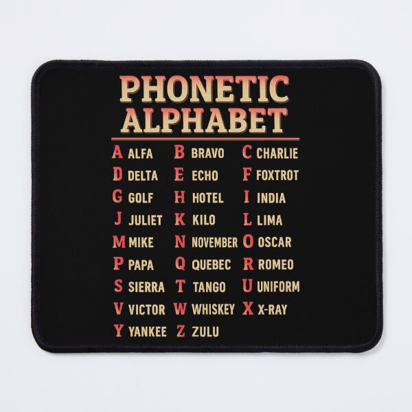 Item preview, Phonetic Alphabet designed and sold by SoulArtLove.