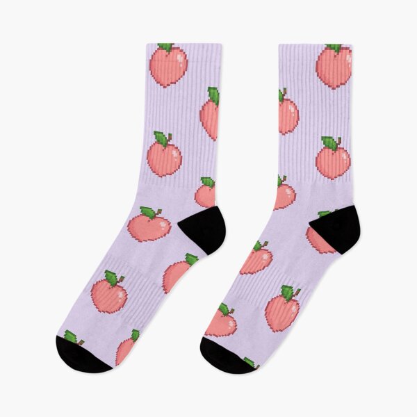 Item preview, Peach Pixel Art Fruit – Cute 8-Bit Pastel Design designed and sold by Planthem.