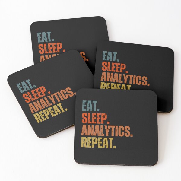 Item preview, Eat sleep analytics repeat designed and sold by belladesign7.