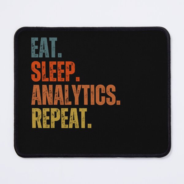 Item preview, Eat sleep analytics repeat designed and sold by belladesign7.