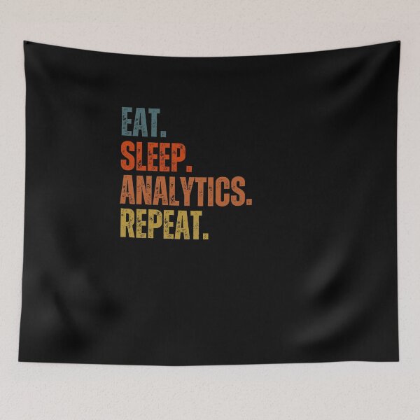 Item preview, Eat sleep analytics repeat designed and sold by belladesign7.