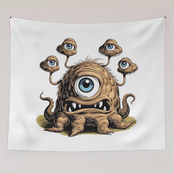 Item preview, The Mud-Eyed Watcher designed and sold by Angry Swan Designs.