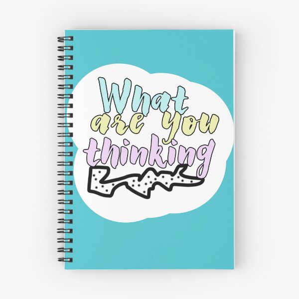 Item preview, What Are You Thinking Funky Colorful Text Design designed and sold by art64.