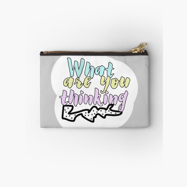 Item preview, What Are You Thinking Funky Colorful Text Design designed and sold by art64.