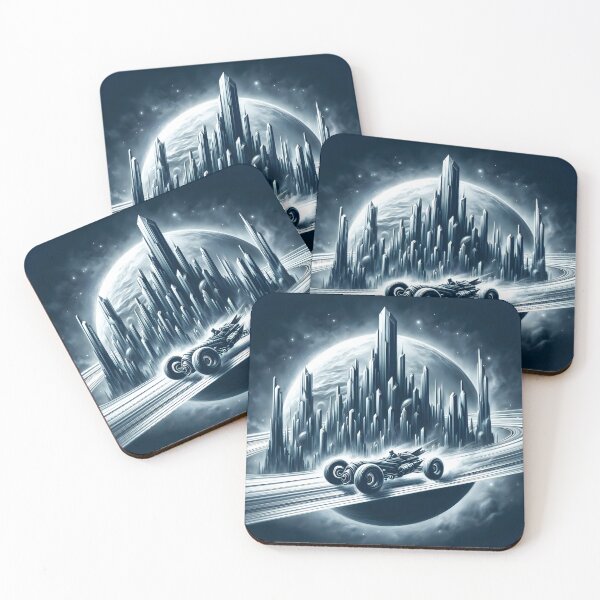 Item preview, Blue Car in Space, Ai Generated Art    designed and sold by ACC .