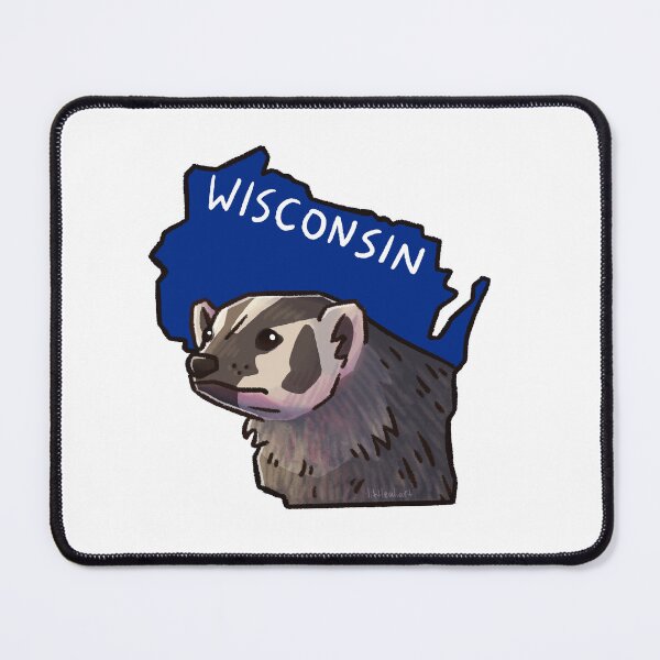 Item preview, Wisconsin State Mammal - American Badger designed and sold by littlealiart.