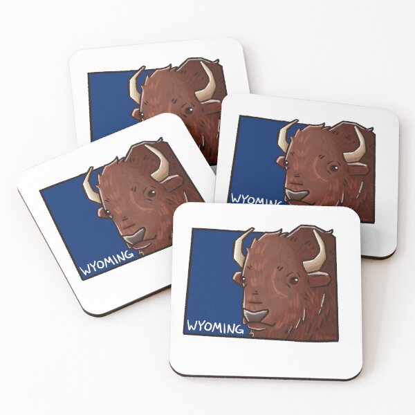 Item preview, Wyoming State Mammal - American Bison designed and sold by littlealiart.