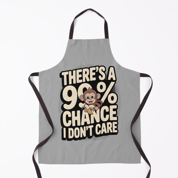 Item preview, There`s A 99% Chance I Don`t Care Monkey designed and sold by Redgiant87x.