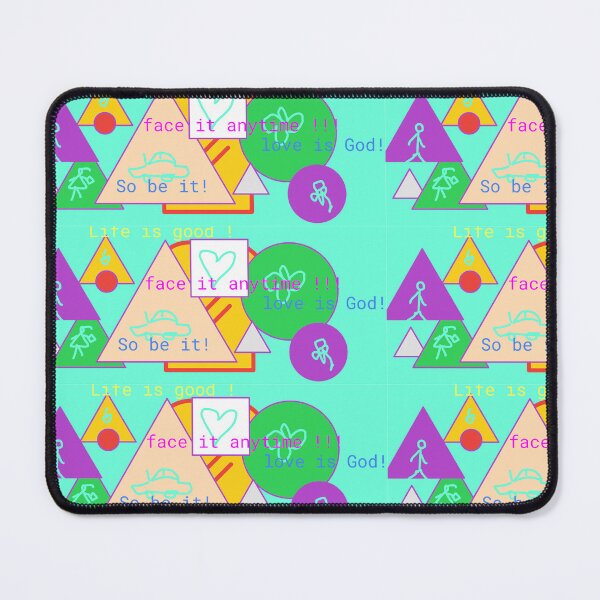 Item preview, Squares ,circles love,flowers so is life designed and sold by wallartofmio.