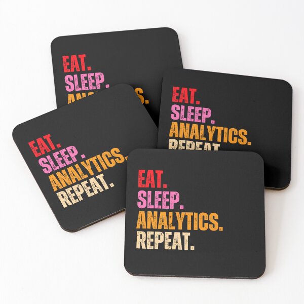 Item preview, Eat sleep analytics repeat designed and sold by belladesign7.