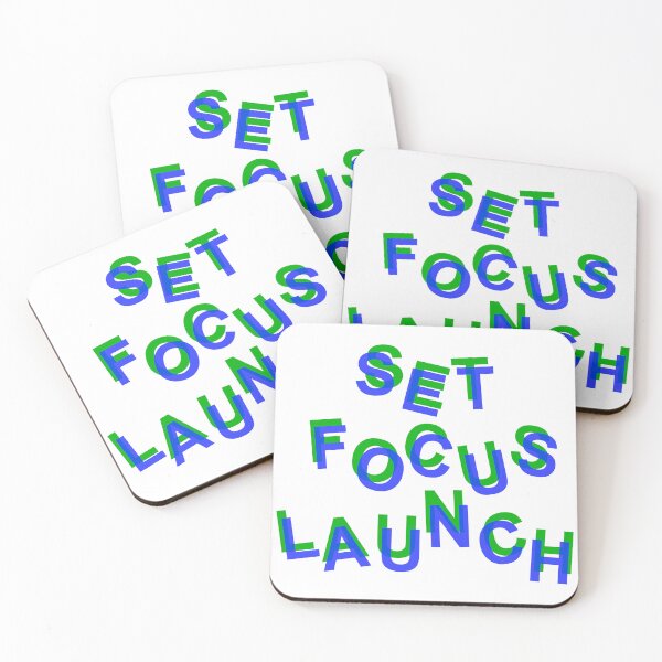 Item preview, Set. Focus. Launch. — Motivation in Action designed and sold by ElliOzy.
