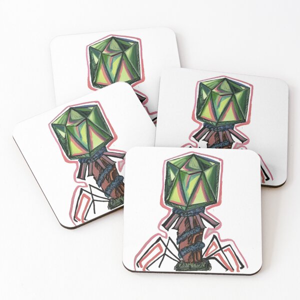 Item preview, Bacteriophage: Viral Royalty of the Microverse designed and sold by Lucid Toast.