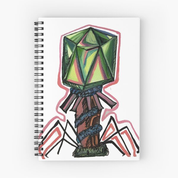 Item preview, Bacteriophage: Viral Royalty of the Microverse designed and sold by Lucid Toast.
