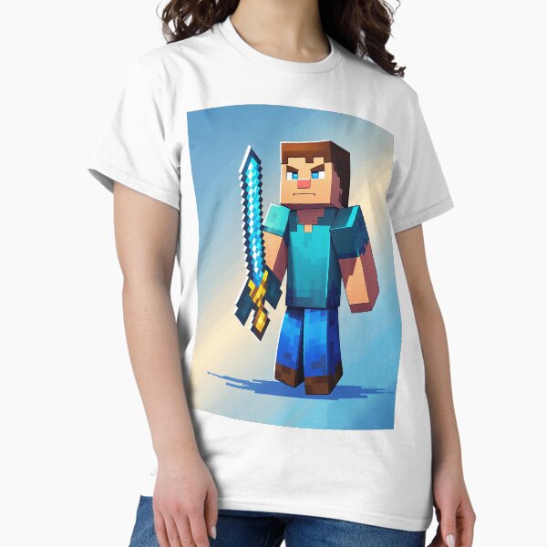 Item preview, Minecraft Steve Diamond Sword designed and sold by AI-Knight.