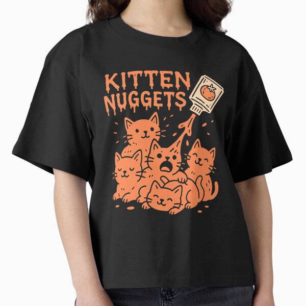 Item preview, Kitten Nuggets Lustige Katzen mit Ketchup designed and sold by Taans-Creation.