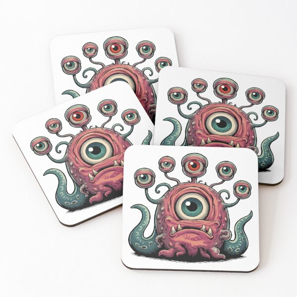 Item preview, Mopey Mindflayer Beholder designed and sold by Angry Swan Designs.