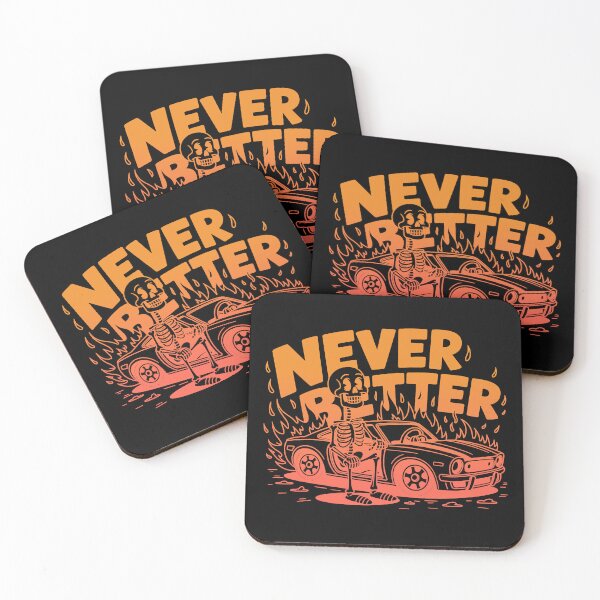 Item preview, Never Better Flaming Car Skeleton Art designed and sold by MonkiFlipp.