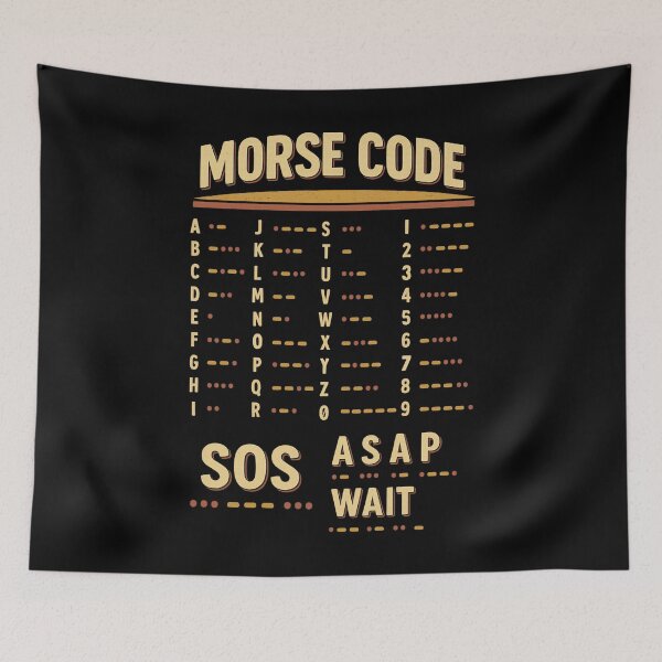 Item preview, Morse Code designed and sold by SoulArtLove.