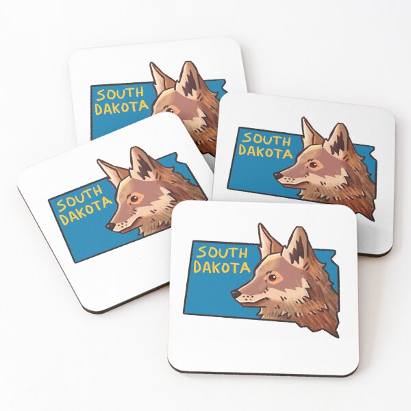 Item preview, South Dakota State Mammal - Coyote designed and sold by littlealiart.