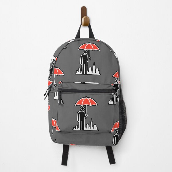 Item preview, Minimalist Red Umbrella City Protector Stick Figure Design designed and sold by Shoot-The-Moon.