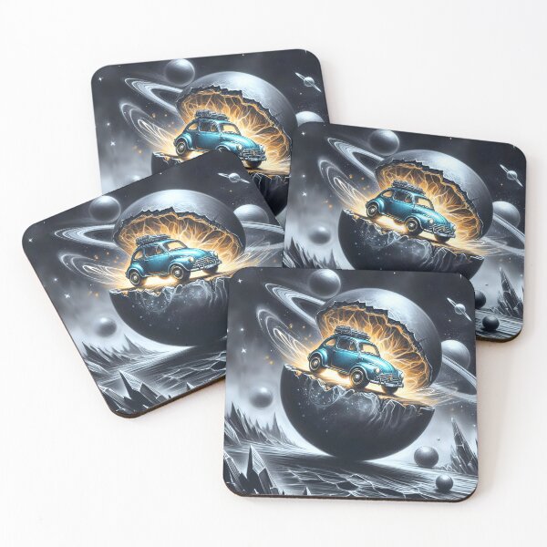 Item preview, Blue Car in Space, Ai Generated Art    designed and sold by ACC .