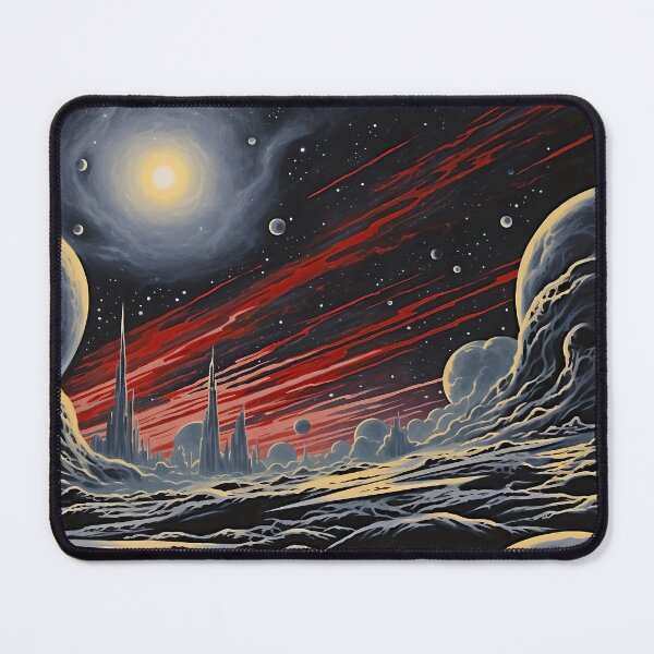 Item preview, 1950s Cosmic Atomic Age Retro Sci‑Fi Graphic designed and sold by Jcat7.