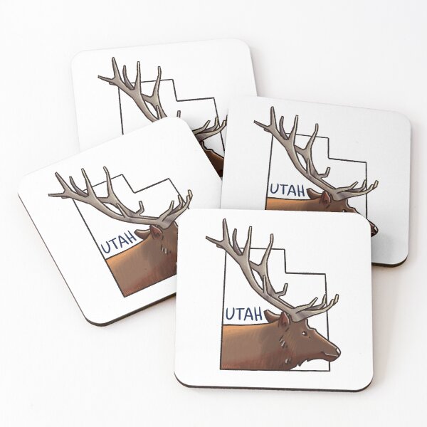Item preview, Utah State Mammal - Rocky Mountain Elk designed and sold by littlealiart.