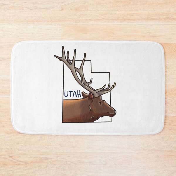 Item preview, Utah State Mammal - Rocky Mountain Elk designed and sold by littlealiart.