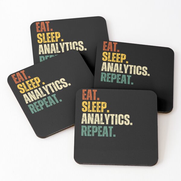 Item preview, Eat sleep analytics repeat designed and sold by belladesign7.