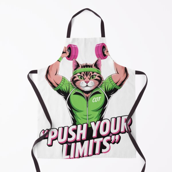 Artikelvorschau, Starke Katze beim Gewichtheben im Retro-Workout entworfen und verkauft von TomxDesign.
