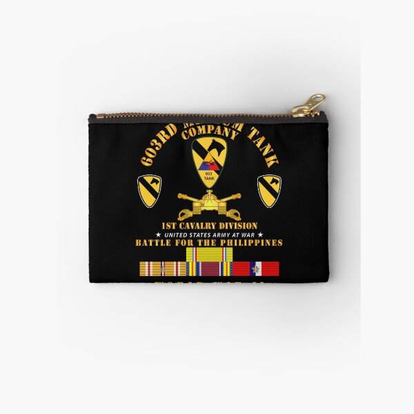 Item preview, Army - 603rd Medium Tank Co  - 1st Cav - Phil - WWII w PAC SVC designed and sold by Military Insignia Products.