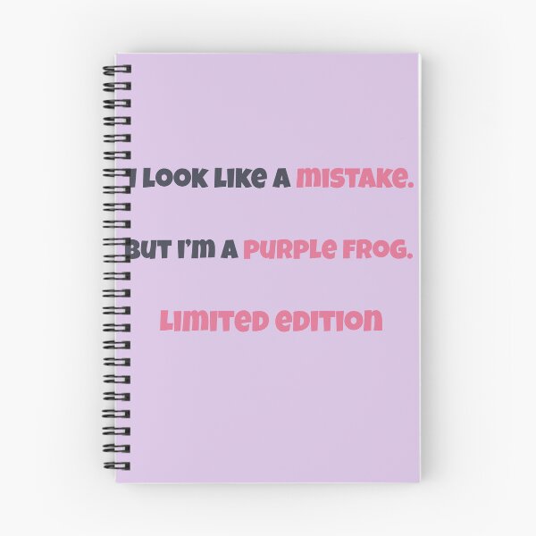 Item preview, 	Limited Edition – Purple Frog Funny Quote Design | Kindwaves Rare Land Series designed and sold by KWkindwaves.