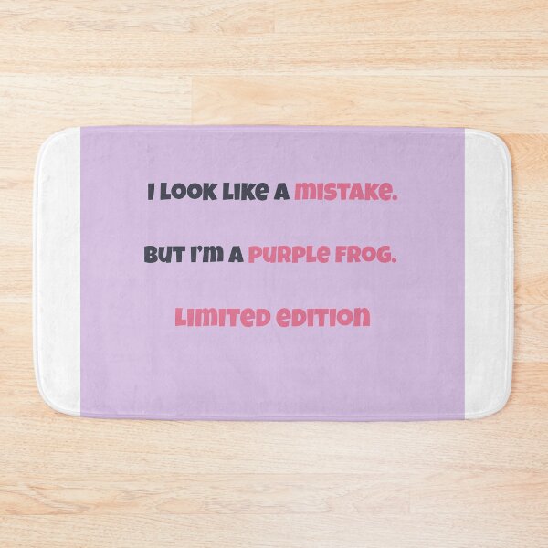 Item preview, 	Limited Edition – Purple Frog Funny Quote Design | Kindwaves Rare Land Series designed and sold by KWkindwaves.