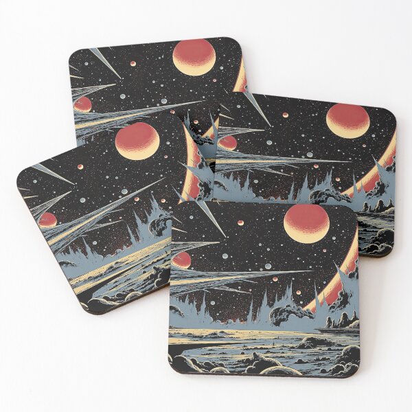Item preview, 1950s Cosmic Atomic Age Retro Sci‑Fi Graphic designed and sold by Jcat7.