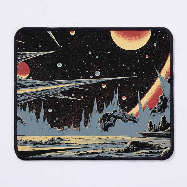 Item preview, 1950s Cosmic Atomic Age Retro Sci‑Fi Graphic designed and sold by Jcat7.