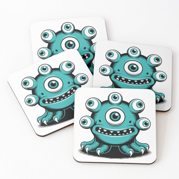 Item preview, Happy Tentacle Cyclops Beholder designed and sold by Angry Swan Designs.