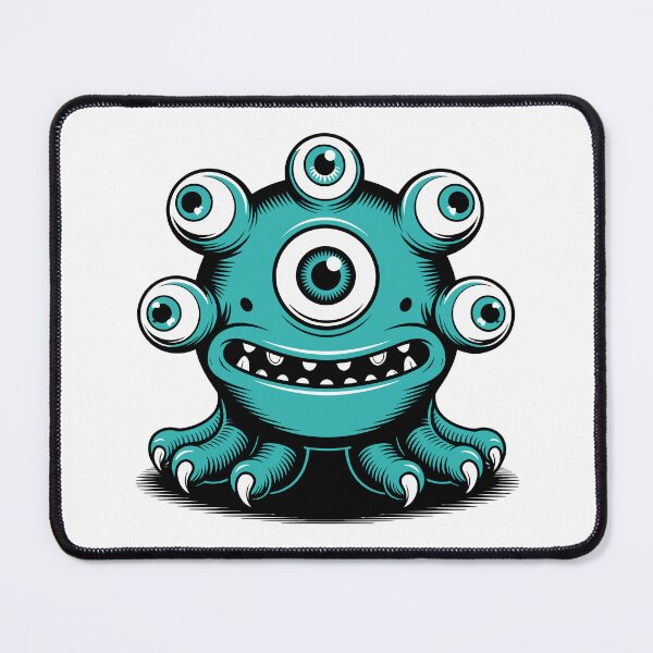 Item preview, Happy Tentacle Cyclops Beholder designed and sold by Angry Swan Designs.