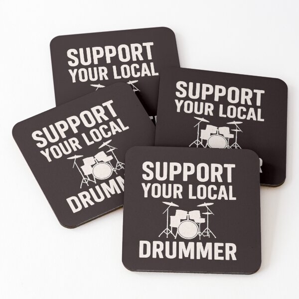 Item preview, Support your local drummer a shirt for drumset players, drumlovers, and music lovers designed and sold by musicianteez.