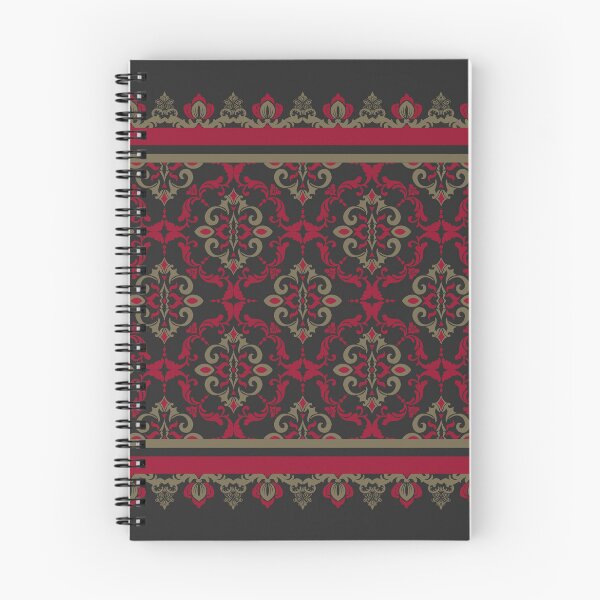Item preview, Victorian Classic Elegant Floral Damask Border Pattern designed and sold by BWDecorPattern.