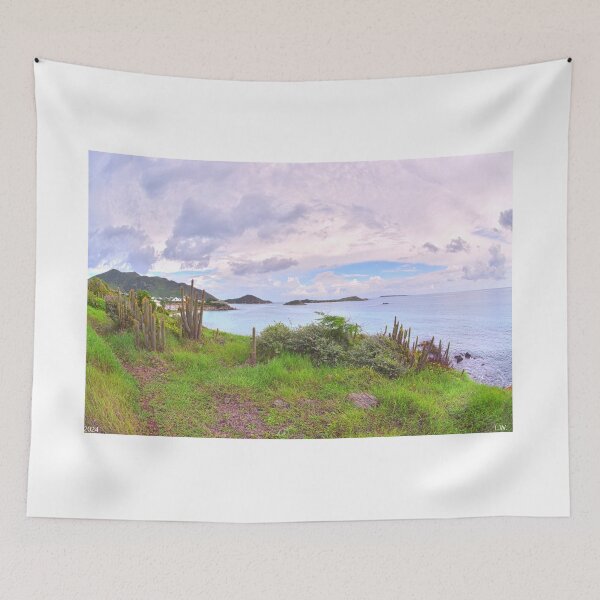 Item preview, Looking Towards Pinel Island Beach Saint Martin designed and sold by LisaWootenPhoto.